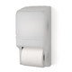 Palmer RD0025-03 Two-Roll Standard Tissue Dispenser White Translucent