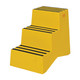 Vestil VST-3-Y Polyethylene Step Stool Yellow 3 Step