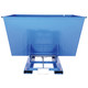 Vestil D-250-HD Self-Dump Hopper Hd 2.5 CU YD 6K Blue
