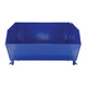 Vestil H-100-HD Low Profile Hopper Hd 1 CU YD-Blue