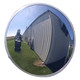 Se-Kure SEKTCVO-26T-PB 26" Outdoor Convex Mirror with multiple mounting brackets PLASTIC BACK