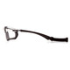 Pyramex SBG10680DT Crossovr Indoor/Outdoor Mirror Anti-Fog Lens with Black and Gray Frame Glasses Safety Glasses