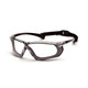 Pyramex SBG10680DT Crossovr Indoor/Outdoor Mirror Anti-Fog Lens with Black and Gray Frame Glasses Safety Glasses