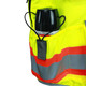 Radians SV55-2ZGD Class 2 Heavy Woven Two Tone Engineer Vest Hi-Viz Green
