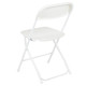 Flash Furniture LE-L-3-WHITE-GG HERCULES Series 650 lb. Capacity Premium White Plastic Folding Chair