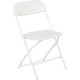 Flash Furniture LE-L-3-WHITE-GG HERCULES Series 650 lb. Capacity Premium White Plastic Folding Chair