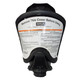 MSA Advantage MSA491522 Ultra Elite Silicone Positive Pressure Full Face Mask Respirator With Pressure Demand Exhalation Valve, Medium