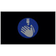M+A Matting 3017625 Hand Sanitizer Logo Mat, 3'X5'