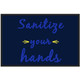 M+A Matting 3017629 Sanitize Your Hands Mat, 2'X3'