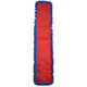 Janico 6448 5" by 48" Microfiber Fringed Dry Mop Pads with Canvas Backing