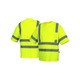 Pyramex PYRRTS3410M Class 3 Heat Sealed Short Sleeve T-Shirt In Hi Vis Lime