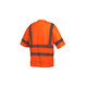 Pyramex Safety RTS3420M Type R Class 3 Heat Sealed Short Sleeve T-Shirt Hi Vis Orange