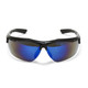Radians TXC1-70ID Thraxus Safety Eyewear, Blue Mirror, Black Frame Safety Glasses