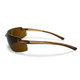 Crossfire 474725 ES7 InViz Bifocal, Brown Lens, 2.5 Diopter Safety Glasses