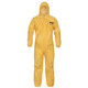Lakeland C1S428Y ChemMax 1 Serged Seam Coverall - Hood, Elastic Wrist/Ankle