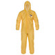 Lakeland C1T130Y ChemMax 1 Sealed Seam Coverall - Hood, Elastic Wrist/Ankle