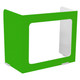 Vestil PDSG-1WA-007 Personal Desk Shield Guard, Green
