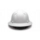 Pyramex Safety HP54116 Ridgeline Full Brim 4 Point Ratchet Matte White Graphite Hard Hat