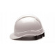 Pyramex Safety HP44110C Ridgeline 4 Point Ratchet White Hard Hat