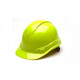 Pyramex Safety HP44131C Ridgeline 4 Point Ratchet Lime Hard Hat