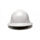 Pyramex Safety HP56110 Ridgeline Full Brim 6 Point Ratchet White Hard Hat
