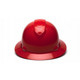 Pyramex Safety HP56120 Ridgeline Full Brim 6 Point Ratchet Red Hard Hat