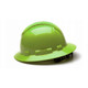 Pyramex Safety HP54131V Ridgeline Full Brim 4 Point Ratchet Hi-Vis Green Hard Hat