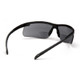 Pyramex Safety SB8620R20TM Everlite Black Frame, Gray Lens H2MAX +2.0 Anti-Fog Safety Glasses