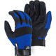 Majestic Glove 2137BL Armor Skin Mechanics Glove with Knit Back