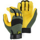 Majestic Glove 2150GR Mechanics Glove with Deerskin Palm and Knit Back