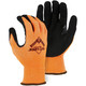 Majestic Glove 33-4476 Orange Cut-Less with Sandy Nitrile Palm