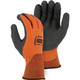 Majestic Glove 3398DLO Winter Lined Nylon w Closed-Cell Sandy Latex Palm