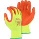 Majestic Glove 35-4565 Cut-Less Watchdog Hi-Vis Knit w Foam Nitrile Palm