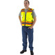 Majestic Glove 75-3235 Hi-Viz Heavy Duty Vest w DOT Striping, ANSI 2