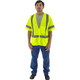 Majestic Glove 75-3313 Hi-Viz Mesh Vest, ANSI 3