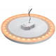 ETI FMNL-11IN-900LM-8-CP3-SV-TD-BN 11" SnapFit Low Profile Flushmount W/2000K Accent, 3CCT Color Preference, 900 Lm, 3000K, 80CRI, Dimmable, Br. Nickel