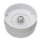 ETI SL-5-8-840-SV-N 5" Spin Light, Bare Lamp to Flushmount Converter, 600 Lumens, 4000K, Dimmable, 120V, 80CRI, White Finish