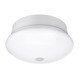 ETI SL-7-83-840-SV-N-OS 7" Spin Light W/motion sensor, Bare Lamp to Flushmount Converter, 830 Lumens, 4000K, 120V, 80CRI, White Finish