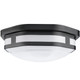ETI FME-83-802-MV-N-N-B Color Preference Outdoor Flushmount, Black Housing, 830 Lm, repls 60w, 80CRI