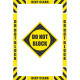 National Marker Company WFKSM06 36"X24" Smooth Walk-On Do Not Block Floor Marking Kit