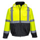 Portwest US364 Hi-Vis Premium Bomber Jacket Yellow/Black