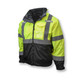 Radians SJ210B-3ZGS Three-in-One Deluxe High Visibility Bomber Jacket Hi-Viz Lime