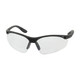 PIP 250-25-2525 Double Mag Readers Semi-Rimless Safety Readers with Black Frame, Clear Lens and Anti-Scratch / Anti-Fog Coating - Dual +2.50 Diopter