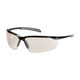 PIP 250-33-0226 Commander Semi-Rimless Safety Glasses with Gloss Black Frame, I/O Blue Lens and Anti-Scratch / Anti-Fog Coating