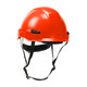 PIP 280-HP142R-03 Dynamic Rocky Industrial Climbing Helmet with Polycarbonate / ABS Shell, Hi-Density Foam Impact Liner, Nylon Suspension, Wheel Ratchet Adjustment and 4-Point Chin Strap