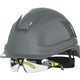 HexArmor 16-18006 Ceros XP250IES Hard Hat, Grey