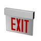 Beyond LED Technology 150819-1 LED Exit Light Edge Lit Red Double Side 90 Minutes Battery Backup 120-277V Removable Directional Indicators H3 Series Pack Of 2
