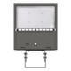 Beyond LED Technology 153505-1 LED Area Light 150 Watt 25500 Lumens 5000K Yoke Mount Grey Housing 4th Gen Premium UL & DLC Listed Led Parking Lot Light Led Street Light 5 Year Warranty