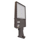 Beyond LED Technology 151343-2 PK LED Area Light 320 Watt 44800 Lumens 5000K 100V-277V Straight Arm Mount Bronze Housing IP65 UL & DLC Listed