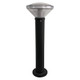 Beyond LED Technology 787905 Solar Round Bollard Light 5 Watt 560 Lumens 5000K Black Housing Pathway Lighting Landscape Light Solar Vandal Resistant Bollard Light 5 Years Warranty